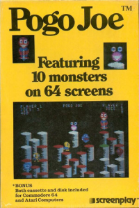 Pogo Joe Commodore 64 US box art